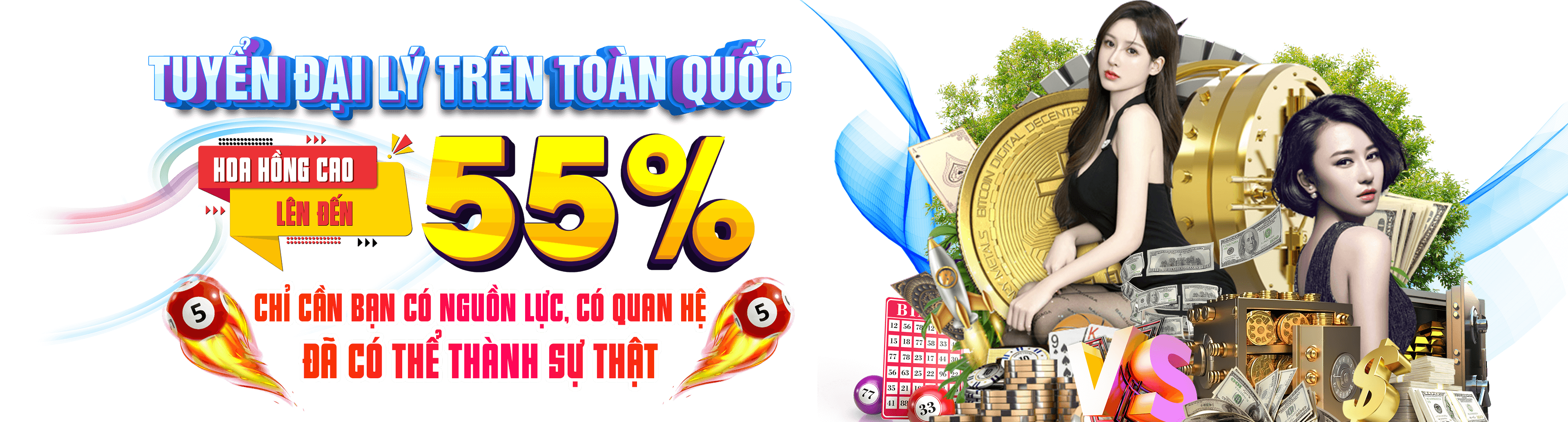 Hình ảnh quảng cáo của vvvwin hiển thị nền tảng và các lợi ích