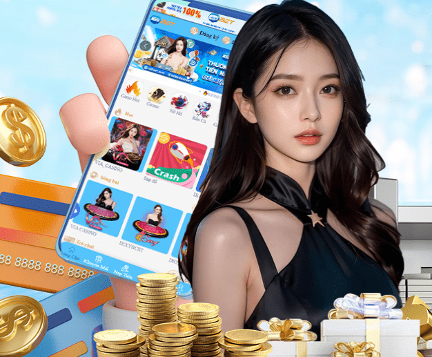 Hình ảnh quảng cáo của vvvwin hiển thị nền tảng và các lợi ích